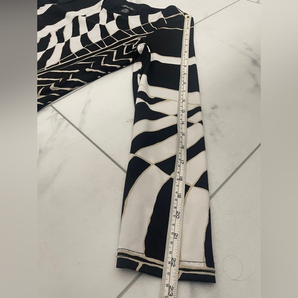 Michael Tyler Black & White Abstract Patterned Long Sleeve Sheath Dress  Size M - Picture 12 of 13